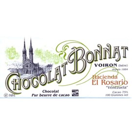 Chocolat Bonnat 'Hacienda El Rosario' 75% Dark Chocolate Bar by Bonnat Chocolate