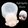 Doll Face Silicone Clay Mold Human Face Silicone Mold 3D