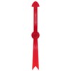 HOOJOJO Large Arrow Spinner, 11.8 in/30 cm, Red Plastic with