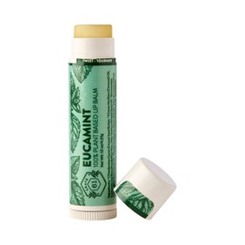 Crate 61 Lip Balm 3-Pack with USDA Organic ingredients Flavored with Premium Essential Oils and Organic Flavors, for Men and Women (3 Pack, Eucamint)