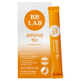 BB LAB Glutathione Max Powder Stick Supplement, Korea Glutathione, Low Molecular Fish Collagen for Woman, Vitamin C, Fast Absorption, Antioxidant, Anti-Aging