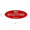 ExcelMark No Soliciting Sign for House or Business – Durable