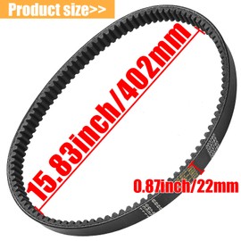 QAZAKY 3 Pcs Drive Belt Compatible with Comet 203785 203785A Manco 12346 40 45 Series Go Kart Torque Converter