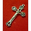 10 ROSARY CENTER & 10 CRUCIFIX CROSS SILVER PLATED Rosaries