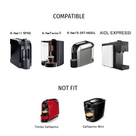 K-fee Verismo Cafissimo Tchibo Stainless Steel Reusable Coffee Capsule Filter