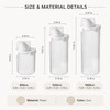 Laundry Detergent Dispenser Bottle with Measuring Cup – Transparent Storage