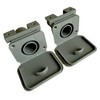 2 x 28mm Waste Outlet Hose Sockets with Flap –
