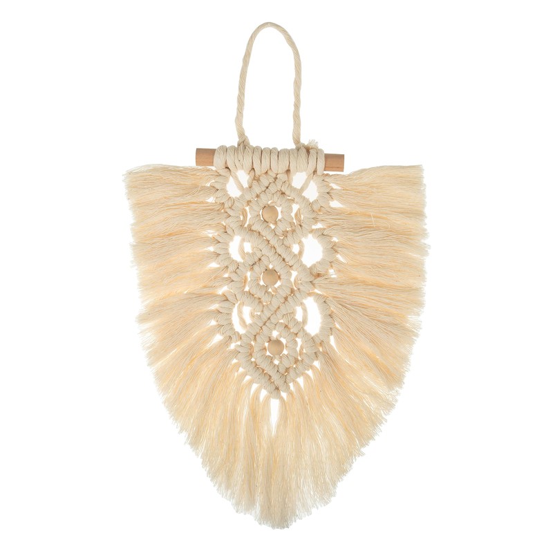 Trimits Make Your Own Macramé Decoration Kit, Natural Feather