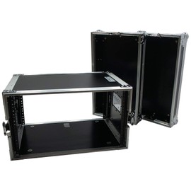 Harmony Audio Cases HC6UED Pro DJ Flight 6U FX Effect 16" Depth Road Vertical Case