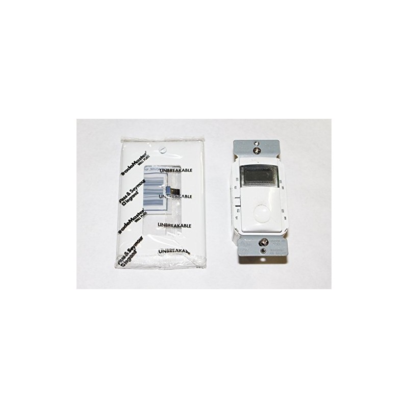 Wattstopper TS-400-W Time Switch Programmable, 800W, LCD, White