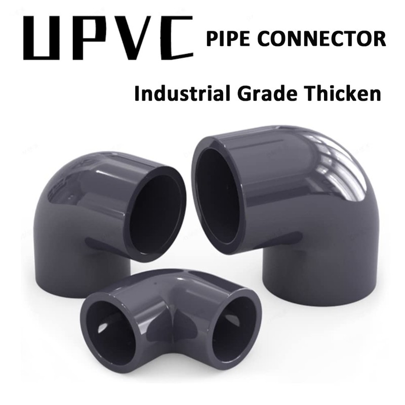 UPVC Elbow Pipe Fitting, 90 Degree Water Pipe Connector Elbow