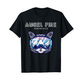 Angel Fire New Mexico - Funny Cat Ski Googles T-Shirt for Men Women Girls Kids