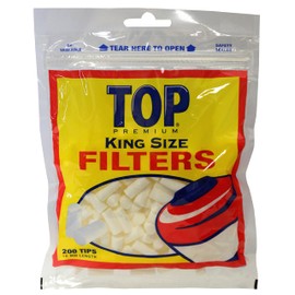 TOP Premium Filter Tips - 18mm - 200 Filters/Bag (5 Bags for a Total of 1,000 Filters!)
