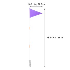 MERRYHAPY Kids Bike Flag with Fiberglass Flagpole 48 Inch Durable Bicycle Flag Safety Accessory for Cycling Visibility