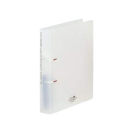 Lihit Lab F5021-1 Ring File, D-Type, A4, Milky White