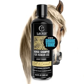 Shampoo Lacrin Coco  Avena. Shampoo de caballo para uso humano. Crecimiento, evita la caída y brillo. Cabello claro, 1 unidad, 1                      