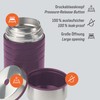 Esbit Majoris Thermal Food Container 600 ml in Aubergine Stainless