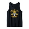Forklifter Driving Truck Operator, Forklift Driver Tank Top