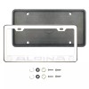 Aftermarket Products Alpina Laser Etched Chrome StainlessSteel License Frame Silicone