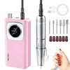 Professional Electric Nail Drill 45000RPM, Portable Rechargeable Electric Nail File