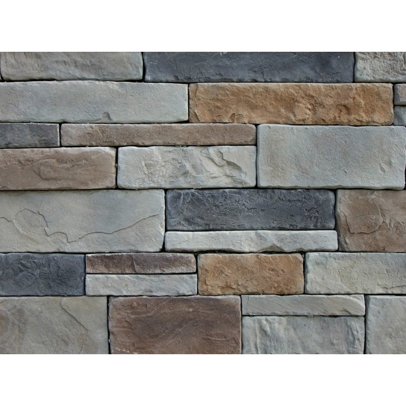 Veneer Stone Rubber Mold for Concrete or Plaster, EZ Stack