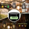 Henreepow 2/3AAA Solar Battery, 2/3AAA 400mAh Rechargeable Battery, 2/3AAA 1.2V