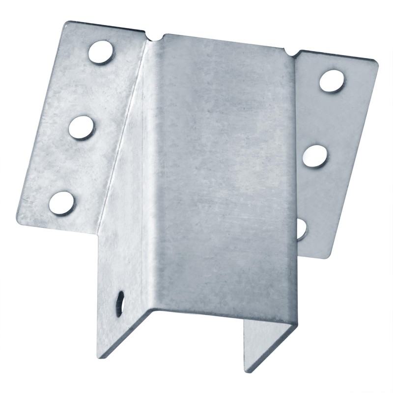 10 Pack 45-Degree Post and Beam Knee Bracket for 2x4