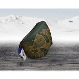 alpine [vju:] - Ski Goggles Protection | Goggle Protective Cover | Elastic Microfibre | Unisex (Topo)