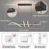 Zihoi Modern LED Pendant Lights, Ceiling Chandelier Dimmable with Remote