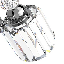 Ralbay Modern K9 Crystal Lamp Shade, Fixture Replacement Crystal Lampshade