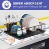 HOMETITUTE Stove Top Cover Diatomite Mat 28x20 Inch Marble Stovetop