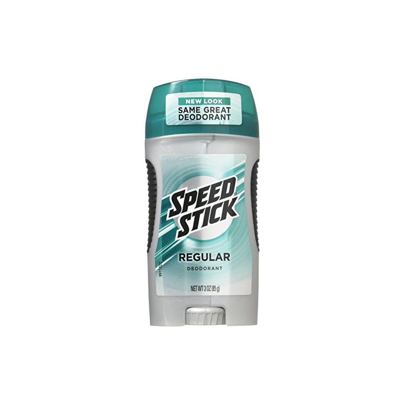 Speed Stick Deodorant, Regular, 3 Ounce, Pack of 6