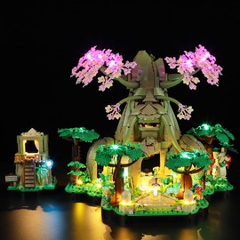 YEABRICKS LED Light for 77092 The Legend of Zelda Great Deku Tree 2-in-1 Building Blocks Model (Building Set NOT Included)