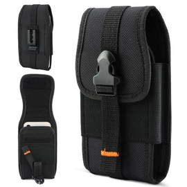 Cell Phone Holster for Men, Belt Clip Phone Holder, Cycling Waterproof Wear Resistant Oxford Cloth for Men Phone Holster for Camping, Traveling, Hiking, Cycling, Exercise, Outdoor