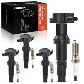 A-Premium Set of 4 Ignition Coil Pack and Iridium Spark Plugs Compatible with Ford Escape 2020-2021 2.5L