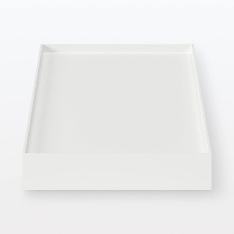 MUJI NCE51A3A Recycled Polypropylene File Box Standard Caster Attachment Lid