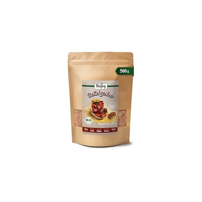 Biojoy Organic Date Sugar (500 g), Unrefined, Natural & No