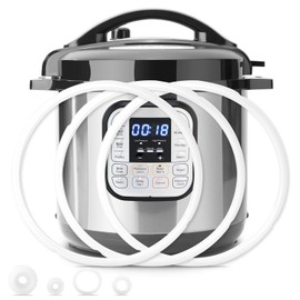 Silicone Sealing Ring for InstaPot Sealing ring for 6qt/5qt - Perfect Fit for Duo50, Duo60, Lux50, Lux60, Smart 60, Ultra 6, CSG60, CSG50 Pressure Cookers - Insta Pot Accessories - 3 Pack