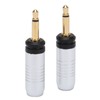 3.5mm Repair Plug Solder Type Gold Plated Replacement Mono Male
