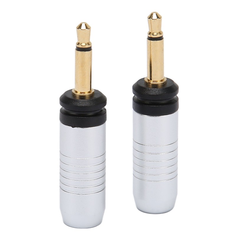 3.5mm Repair Plug Solder Type Gold Plated Replacement Mono Male