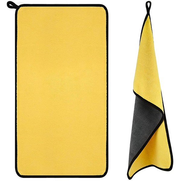 Microfiber Car Drying Towel, 2 Pack Multipurpose Plush Cleaning Cloth