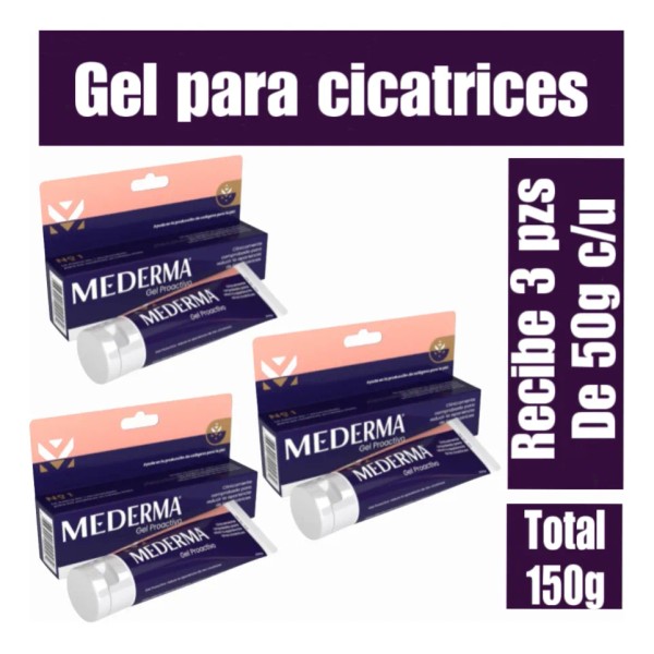Mederma Gel Proactivo Reductor De Cicatrices 3 Pack 50 G
