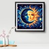 Sun Moon Stamped Cross Stitch Kits for Adults - Embroidery