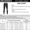 DEVOROPA Youth Boys' Compression Leggings Sports Tights Fleece Lined Thermal