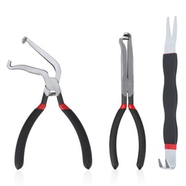 3pcs Electrical Disconnect Pliers, Metal Automotive Electric Plug Connector Pliers with Anti-Slip Handle for Car Truck Maintenance Fixion Tools