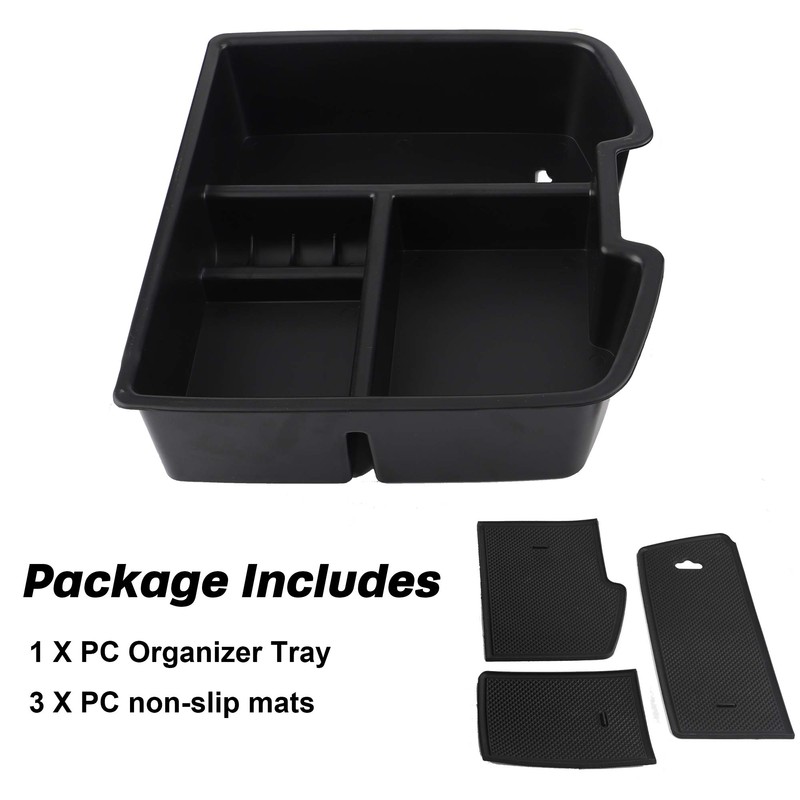 Rying Center Console Organizer Replacement for 2007-2014 GMC Sierra Yukon
