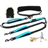 LEOSASA Hands Free Double Dog Leash for Two Dogs- No