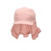 Sterntaler Girls' Peaked Cap with Neck Protection Wave Sun Hat,