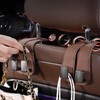 DECOAIRCON 2 Pack Car Hooks for Headrest, Headrest Hooks Car