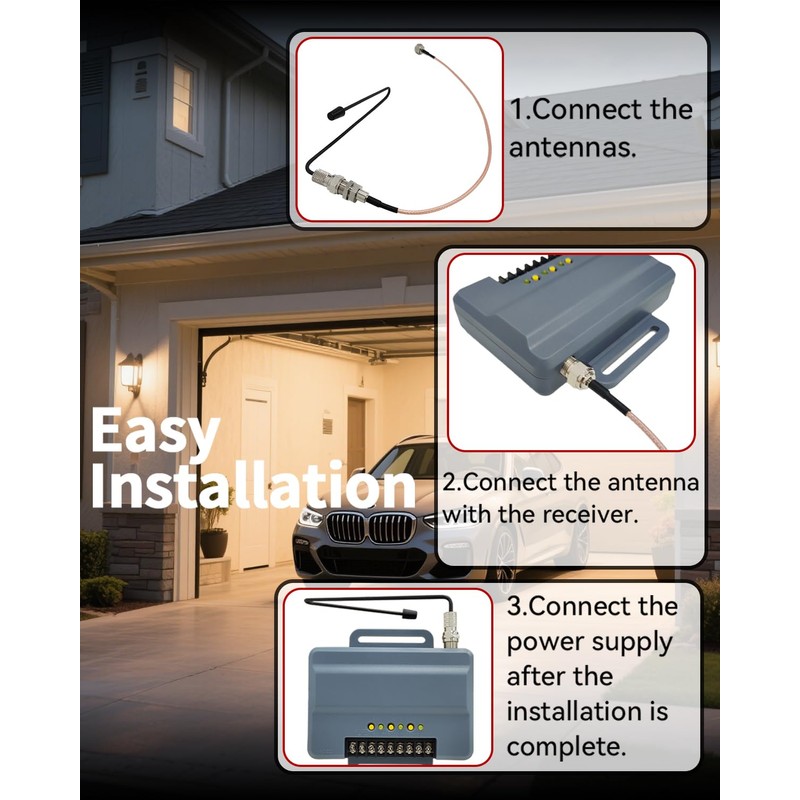 Replacement Antenna Kit K77-36541 for liftmaster 850LM, 860LM, STAR1000, PPWR,